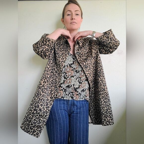 The Preloved Cheetah Print Spring Trench By Weekend MaxMara Size US 4 - Picture 8 of 16